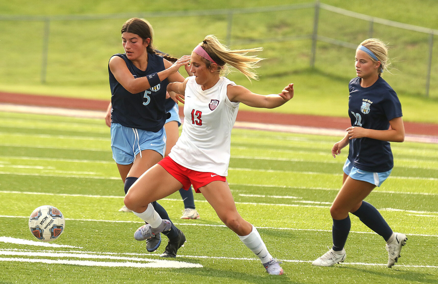 St. Dominic vs. Liberty girls soccer